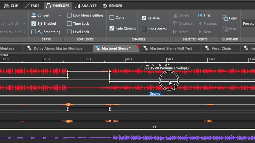 Steinberg Wavelab 13 Envelope Master
