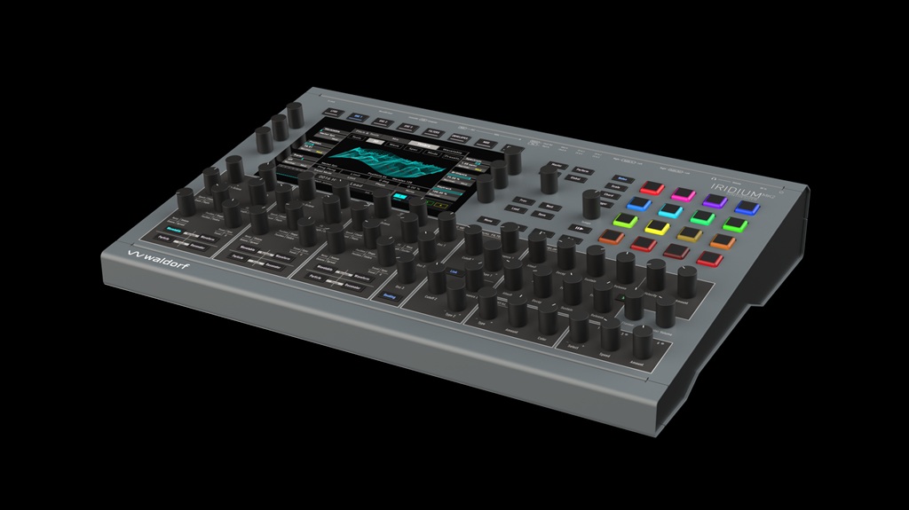 Synthesizer Waldorf Iridium Desktop MK2 Winkelansicht