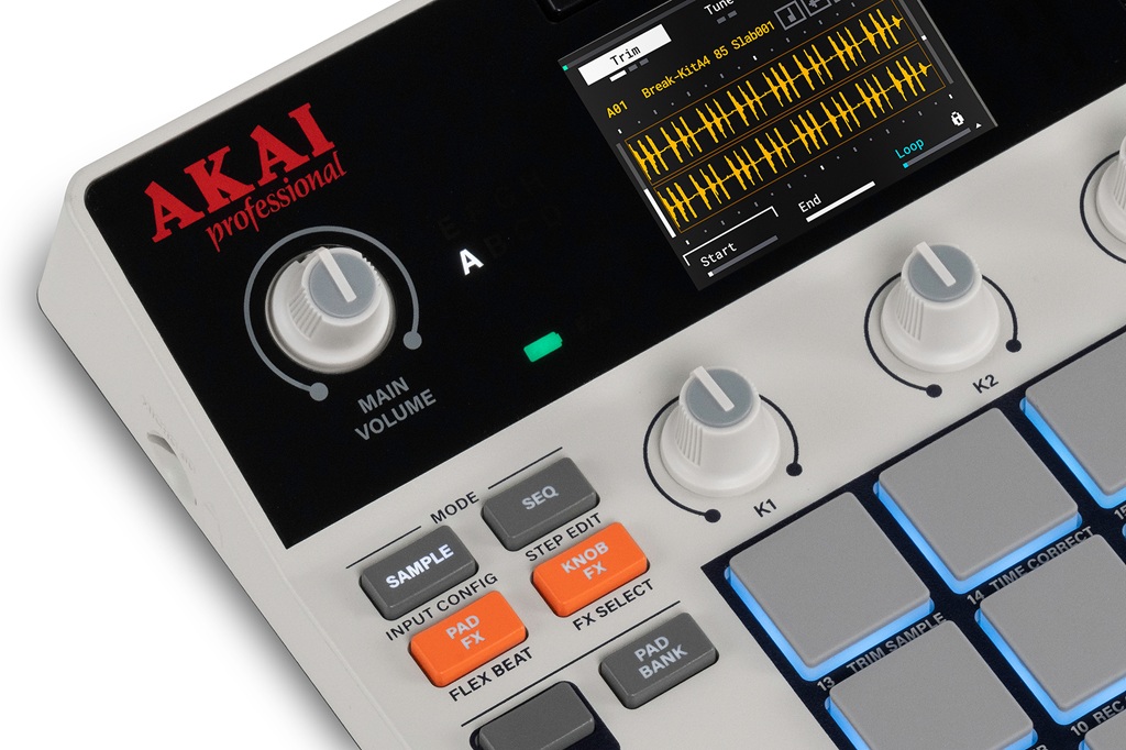 AKAI MPC Sample, neue Sample-Groovebox