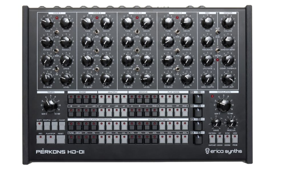 Die klar strukturierte Oberfläche mit direktem Zugriff auf alle Parameter macht die Perkons zu einem echten Hands-on-Instrument.