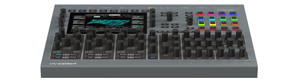 Synthesizer Waldorf Iridium Desktop MKII Bedienfeld