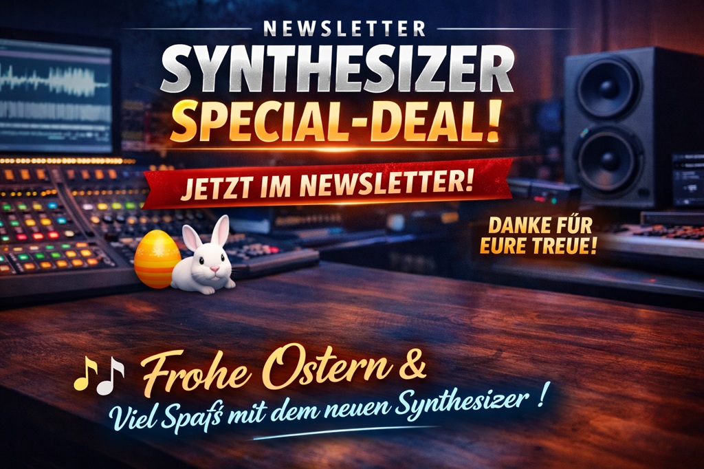 Synthesizer Special-Deal für Newsletter Abonnenten