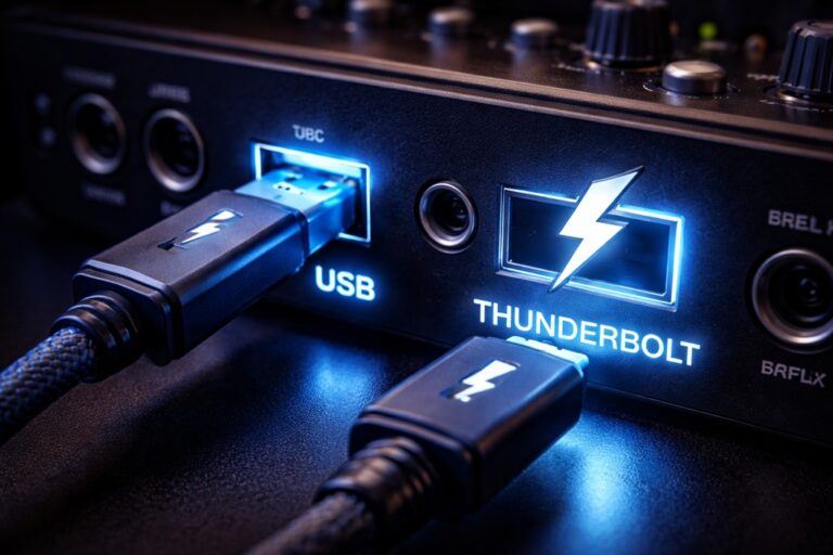 USB oder Thunderbolt am Audiointerface?