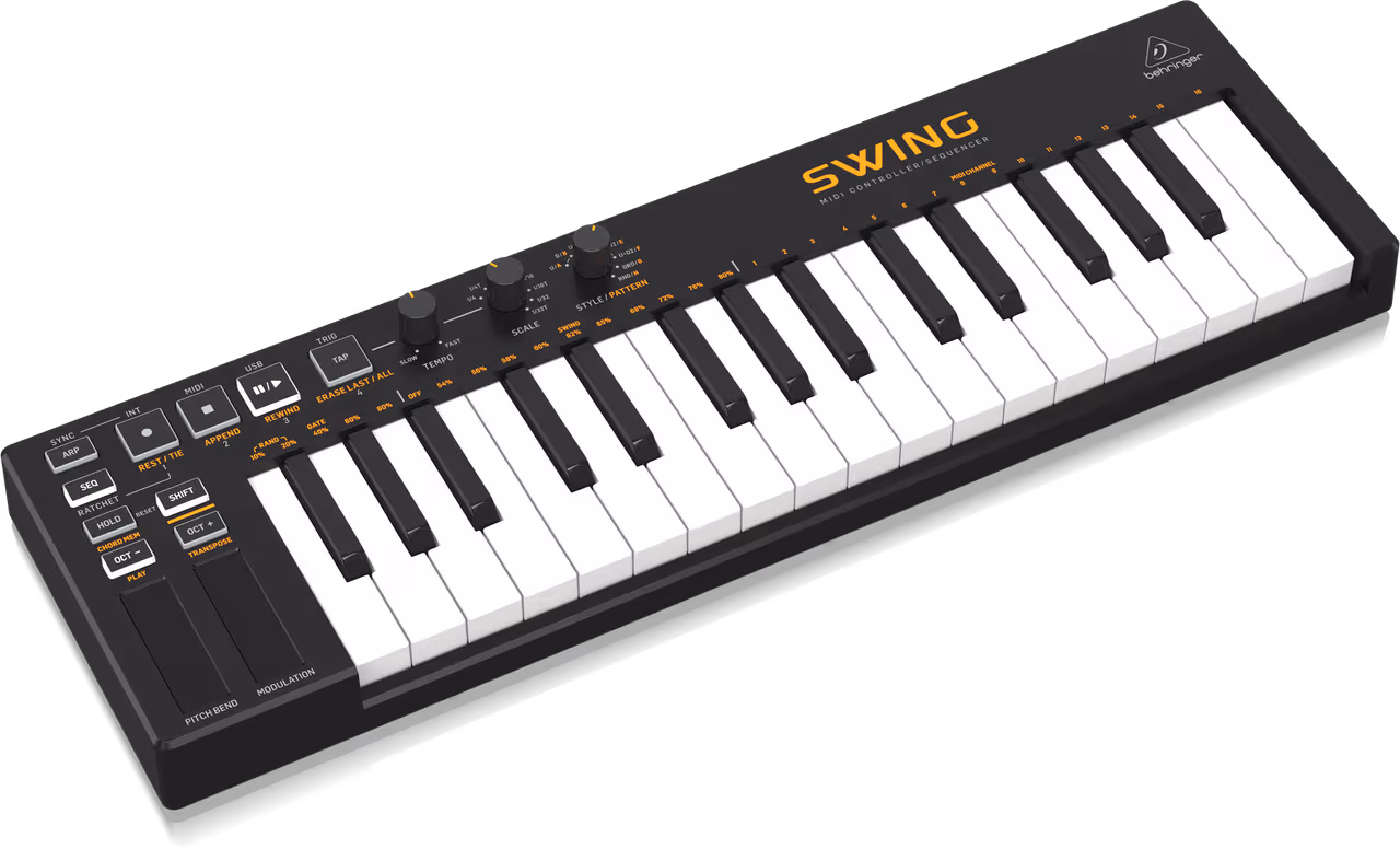 USB Midi Keyboard Behringer Swing im Test