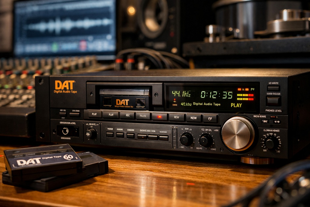 DAT Tape als Masteringrekorder im Tonstudio