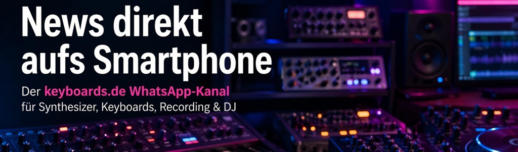 Abonniere den Whatsapp-Kanal von keyboards.de
