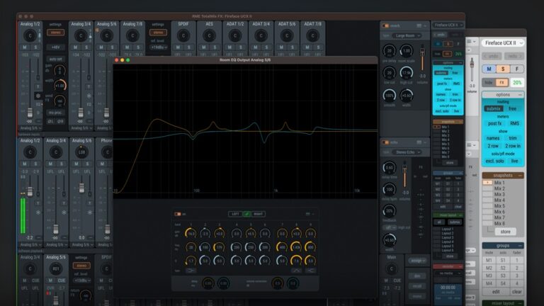 RME TotalMix FX 2.0: Mehr Übersicht beim Recording mit Audiointerfaces