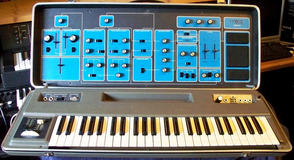 Vintage Synthesizer Moog Sonic Six