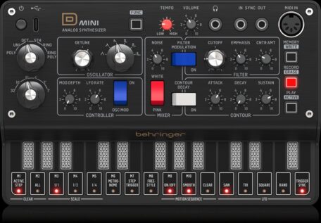 Analoger Synthesizer Behringer Mini-D