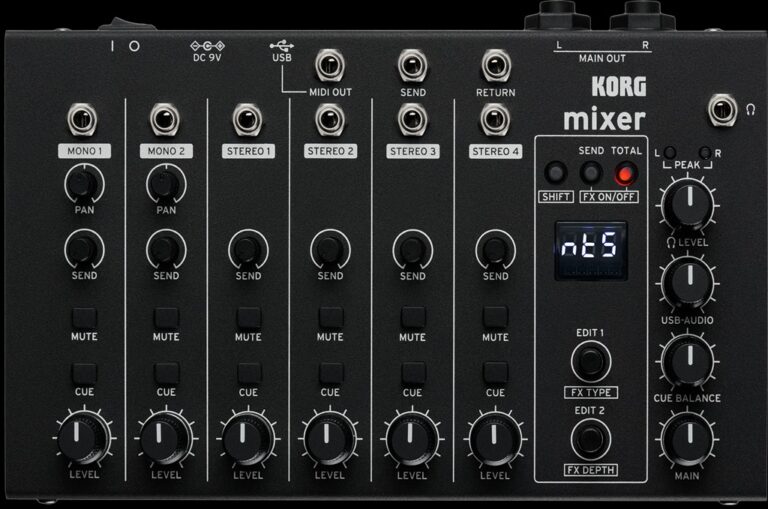 KORG NTS-4: Kompakter DIY-Performance-Mixer