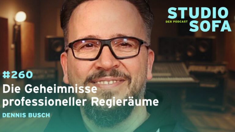 Studiobau: Dennis Busch zu Gast im Studiosofa Podcast