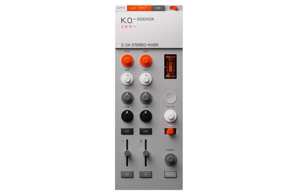 Die Bedienoberfläche kombiniert zwei voll ausgestattete Stereo-Kanäle mit 3-Band-EQ, Performance-Effekten, hochauflösendem Display und direktem Zugriff auf alle wichtigen Live-Funktionen.
