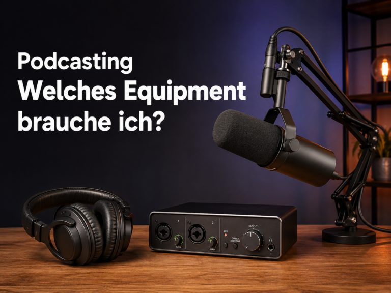 Podcast erstellen: Welches Equipment brauche ich wirklich?