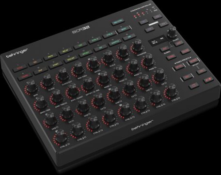 Behringer BCR32 MIDI-Controller mit 32 Encodern und Zaquencer für Synthesizer und Recording.