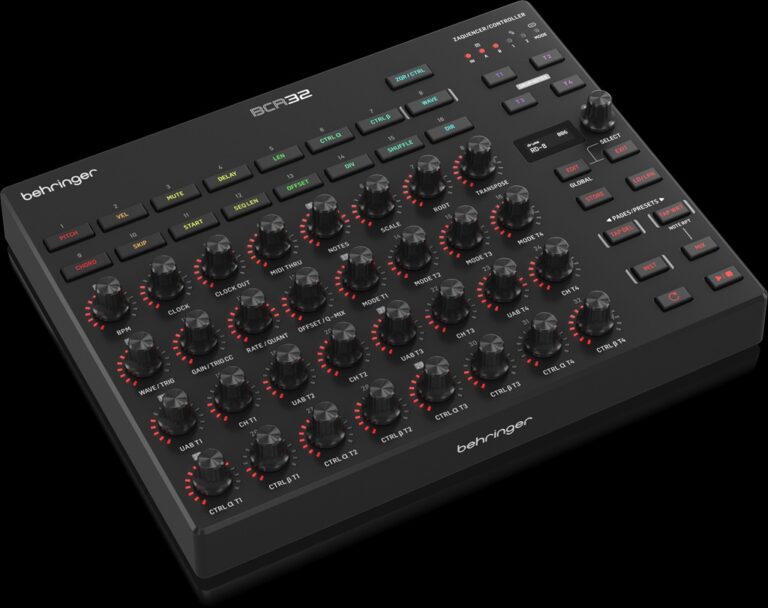 Behringer BCR32: MIDI-Controller und Zaquencer für dein Studio