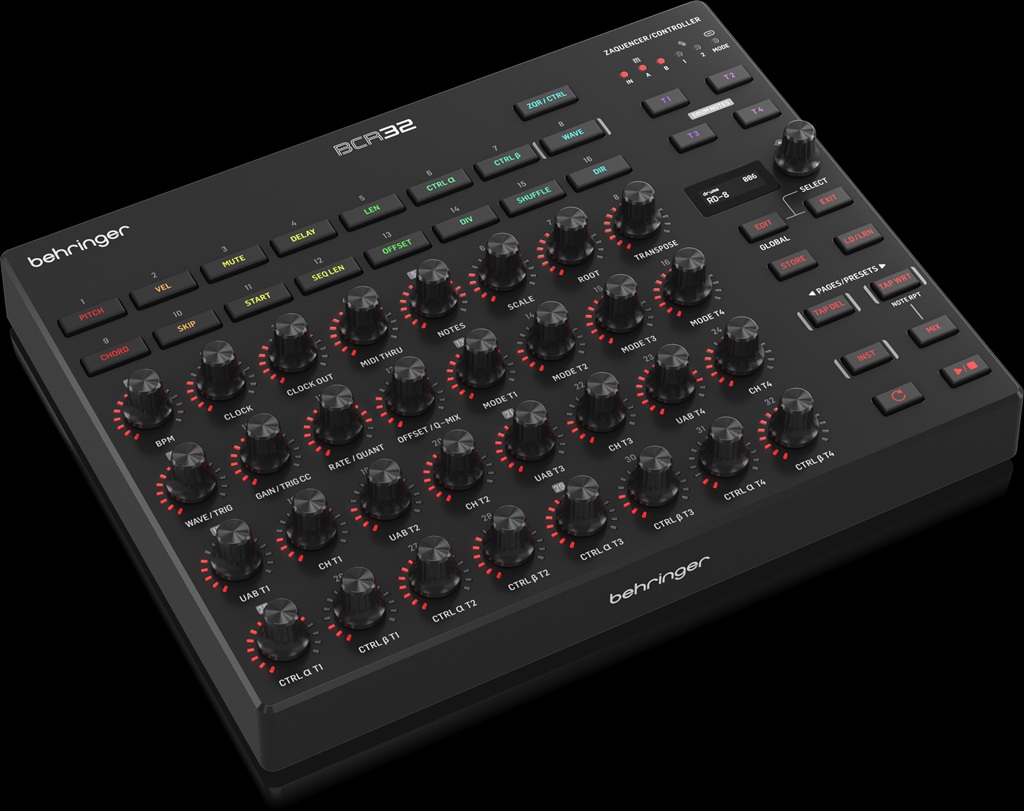 Behringer BCR32: MIDI-Controller und Zaquencer für dein Studio