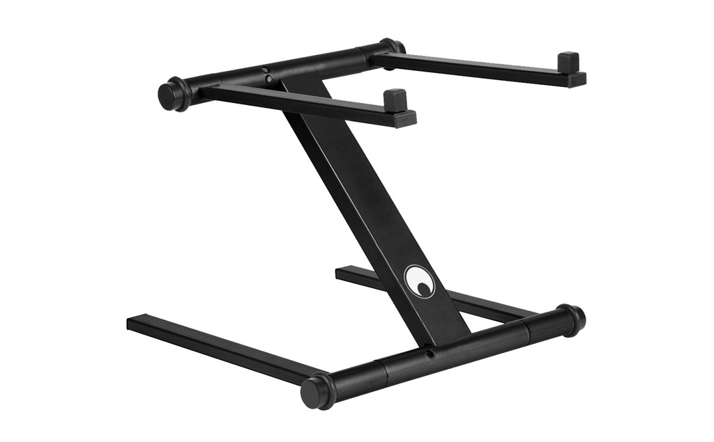 Omnitronic SLR-USB Laptop-Ständer mit USB-Hub für DJs, Producer und Notebooks bis 18 Zoll.