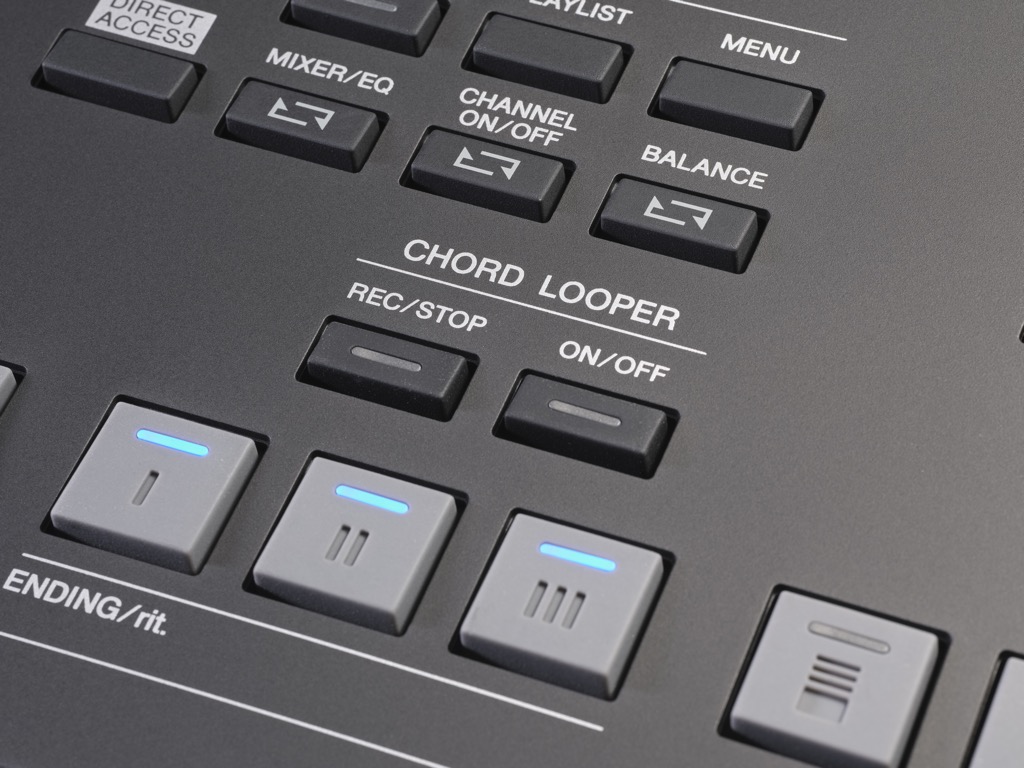 Der Chord Looper zeichnet Akkordfolgen auf und hält die linke Hand für weitere Aufgaben frei.