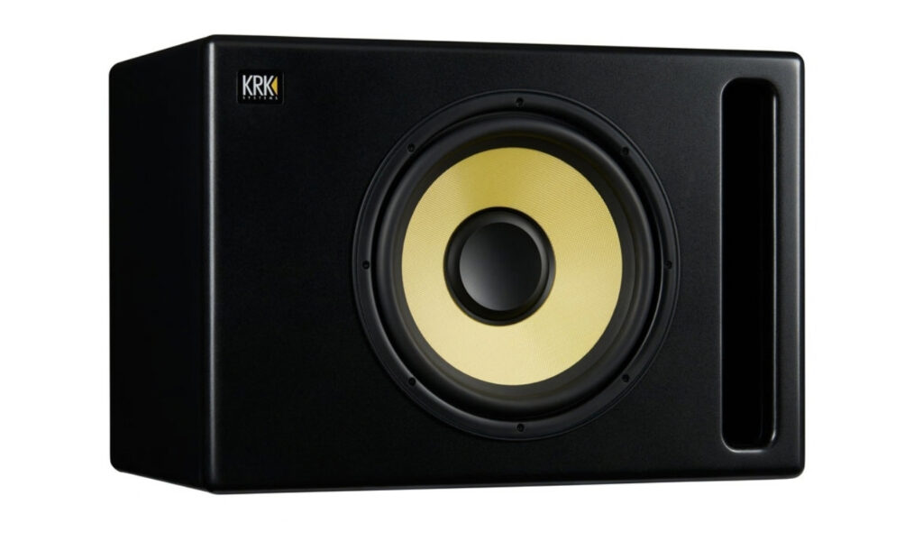 Der KRK S12G4 ist ein aktiver 12-Zoll-Studio-Subwoofer mit 220 Watt Leistung und Tiefbass bis 23 Hz.