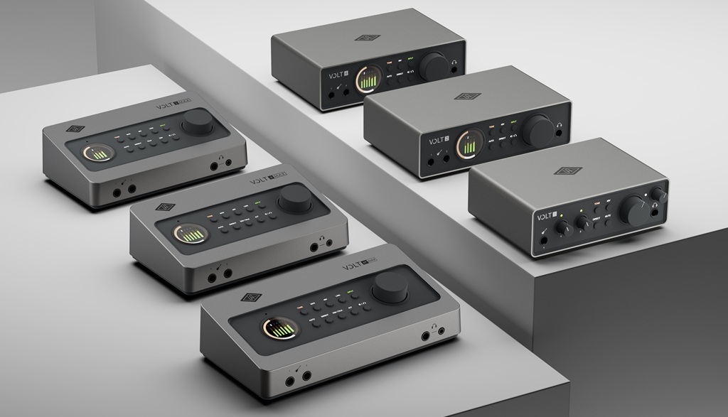 Universal Audio Volt Gen 2 und Volt Max USB-Audiointerfaces für Recording und Homestudio.