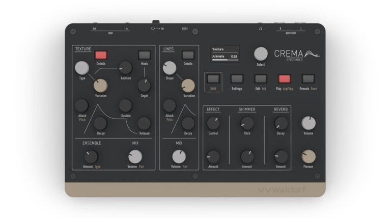 Waldorf Crema: String-Ensemble trifft Wavetable und FM
