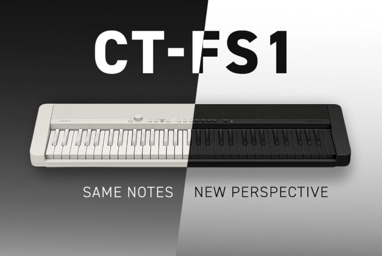 Casio CT-FS1 mit Feel Sync und komplett einfarbiger Tastatur